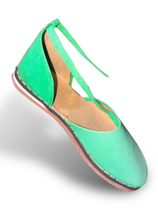 Emerald Essence Ballet Flats.