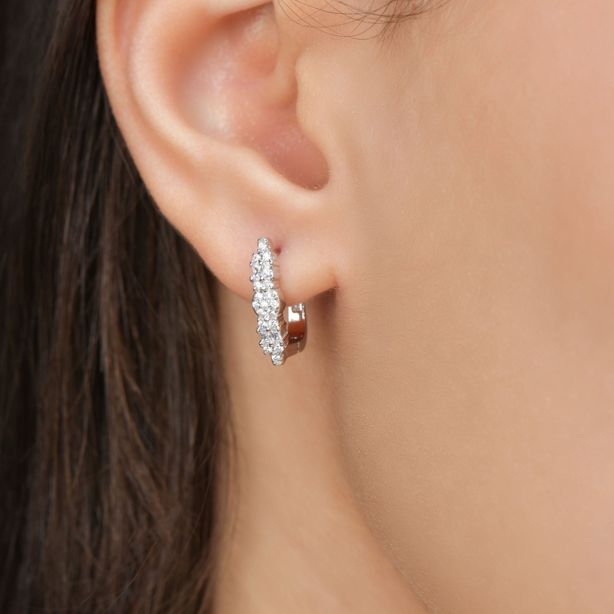 Boucles Silver Halo